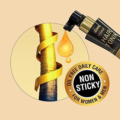 VCare Day Night Hair Tonic For Men & Women with Castor Oil and Olive Leaf Extract-Best Scalp Serum for All Hair Type-Prevents Hair Fall & Strengthens Hair Stimulates (100ml Pack of 1) - Image 5