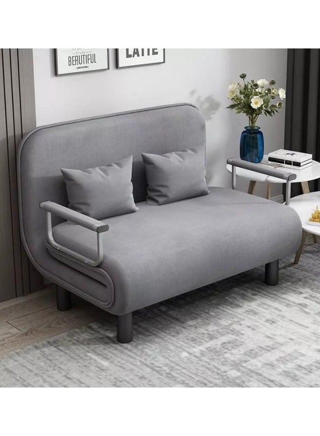 fashionhome Multifunction 2 In 1 Modern Design Convertible Extendable Sofa Bed with Pillow Folding Chair Bed with Armrest Double Sleeper Comfortable Ergonomic Lounge Couch Bed Napping Bed Combination Furniture  - Image 5