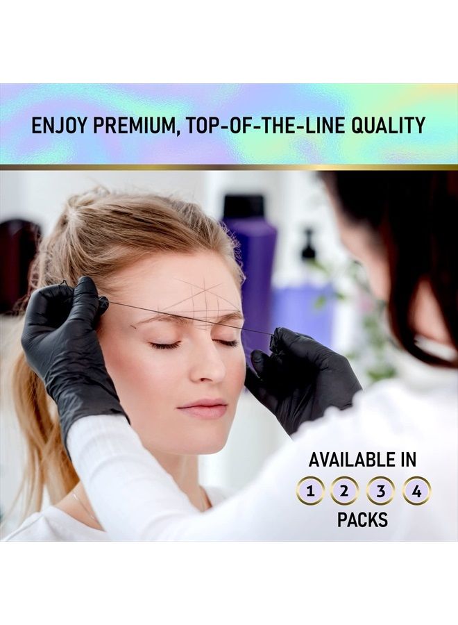 BRAWNA لوازم PMU - خيط رسم الحواجب مسبق التلوين لميكروبليدنج وميكرو شيدنج - خيط ميكروبليدنج متميز - أداة قياس الحواجب - خيط ملون - Image 5