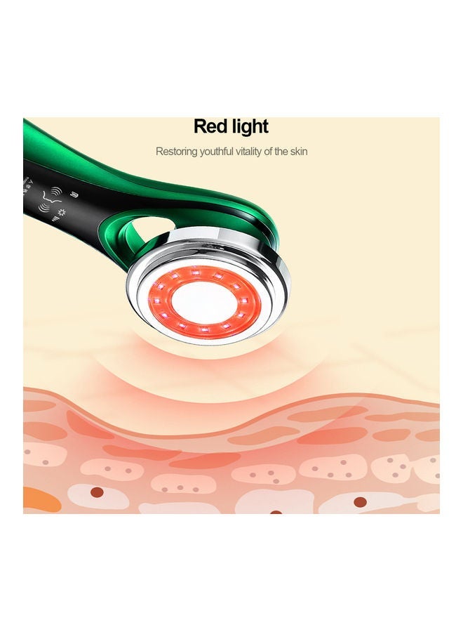 نيبمينينت Face EMS Beauty Instrument Lifting Heat Red Blue Light Import Cleaner Massager Deep Cleansing Home Skin Care Device - Image 3