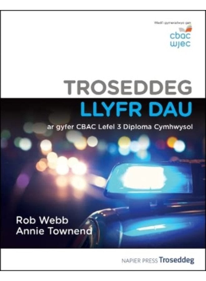 Troseddeg Llyfr Dau ar gyfer CBAC Lefel 3 Diploma Cymhwysol - Paperback
