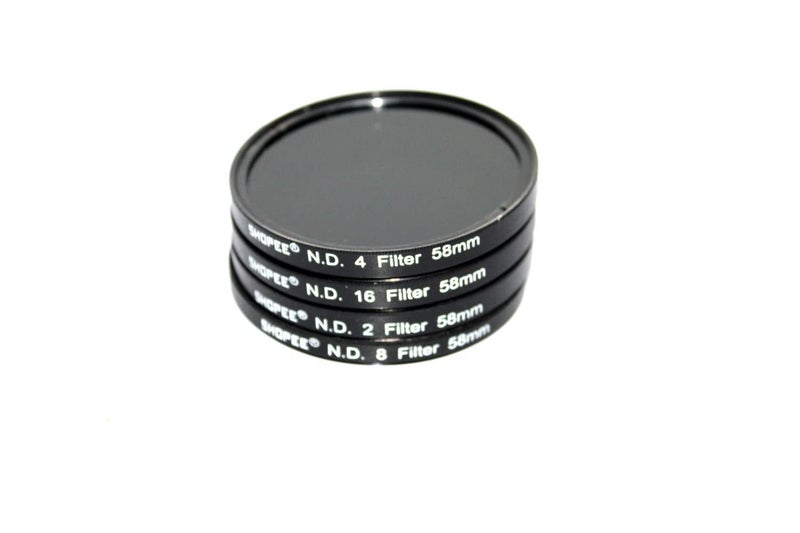 SHOPEE فلتر الكثافة المحايدة 58 مم من شوبى 2/4/8/16 مجموعة لعدسات كانون 18-55 مم و 55-250 مم - Image 2