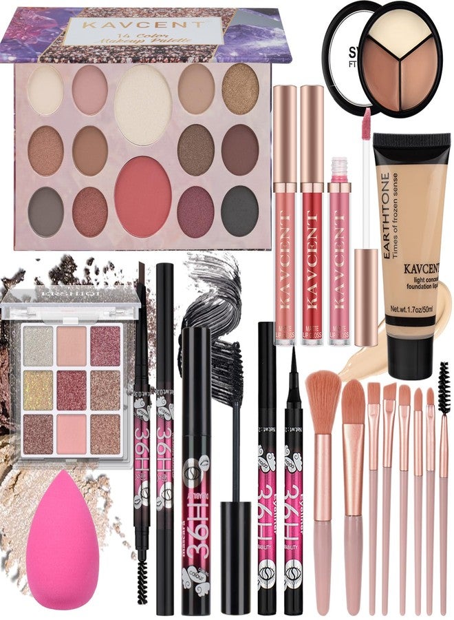KAVCENT Makeup Set for Teens Makeup Kit for Women Full Kit Eyeshadow Palette Foundation Makeup Gift Set for Women Teen Girls Christmas Makeup Kits for Teens 13-15 - Image 1