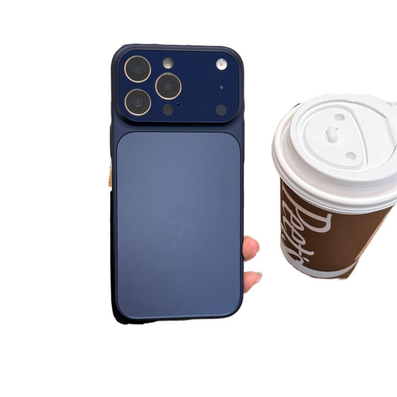 غطاء واقي بPC لـ iPhone 15 / 15 Plus / 15 Pro / 15 Pro Max مع تغطية كاملة وملمس غير لامع مع مقاوم للصدمات مع ملمس ناعم مع حماية من السقوط باللون أزرق - Veloris - Image 1