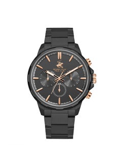 BEVERLY HILLS POLO CLUB BEVERLY HILLS POLO CLUB BP3651X.661 Men's Multi Function Display Watch & Metal Strap black  - Image 1