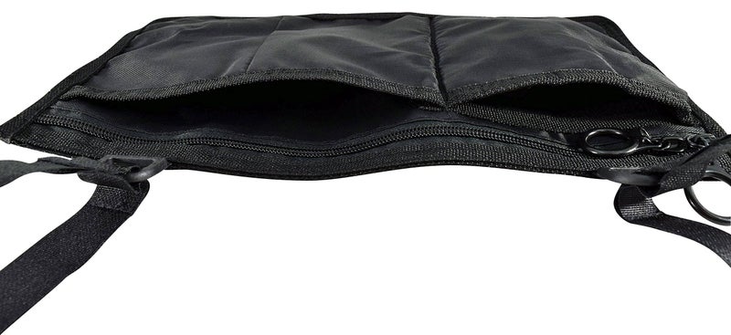 Secure Safety Solutions Secure WWP-1B Storage Bag for Wheelchair Walker Rollator, Black - Mobility Aid Storage Pouch Accessory for Elderly, Seniors, Handicap - Hands Free Arm Rest Tote Caddy - Image 5