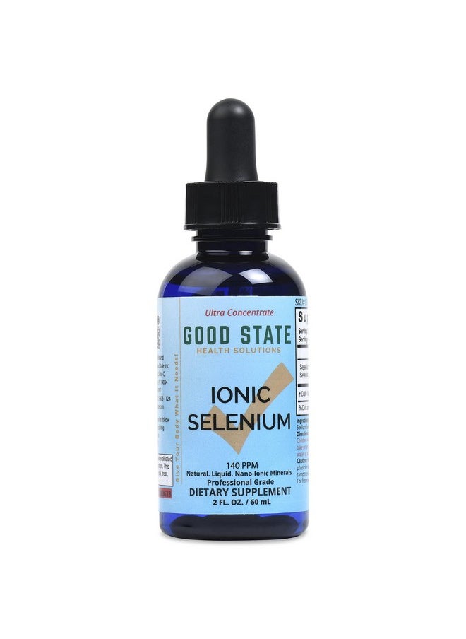 Good State Liquid Ionic Minerals Selenium Ultra Concentrate 10 Drops Equals 70 Mcg 100 Servings Per Bottle  - Image 1