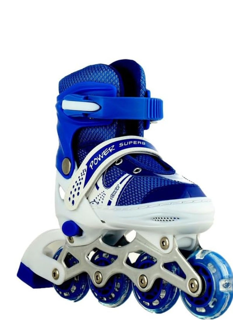 ماركة غير محددة باتيناج خامه مستورد عالى الرقبه 4 عجلات مقاس (L) Larg SKATE  - Image 1