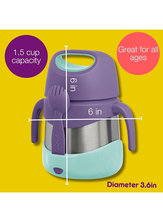 b.box Insulated Food Jar with Spork for Toddlers - Image 2