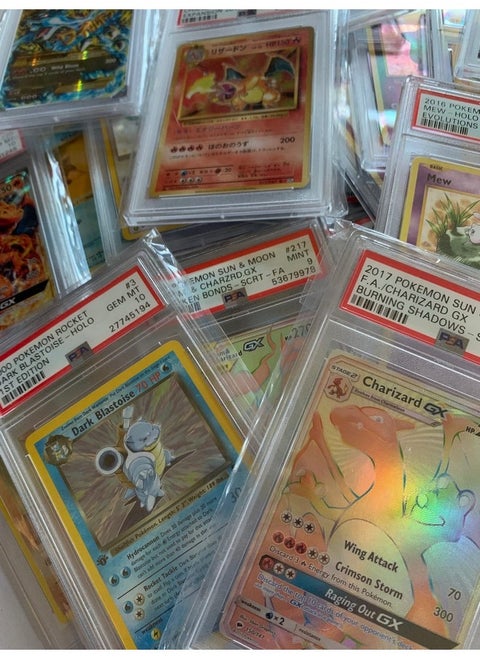 One Random Psa Graded And Authenticated Encased Pokemon Card (Perfect For Display)