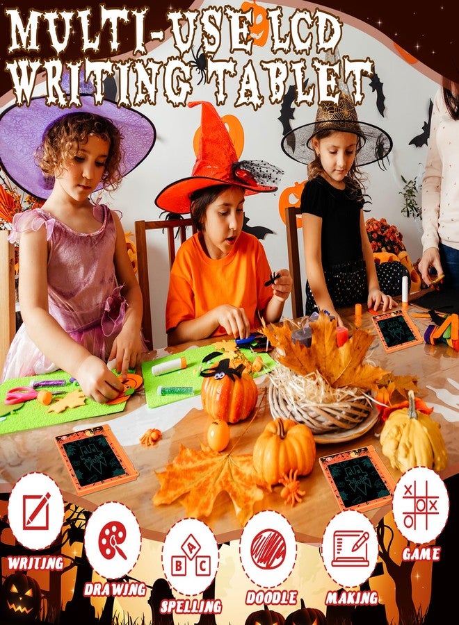 Nezyo 12 Pack Halloween Party Favors Goodie Bag Stuffers for Kids,4.4 Inch Mini LCD Writing Tablet Doodle Board Painting Drawing Pads Bulk Boo Trick or Treat Basket Bucket Fillers Classroom Toy Gifts - Image 3
