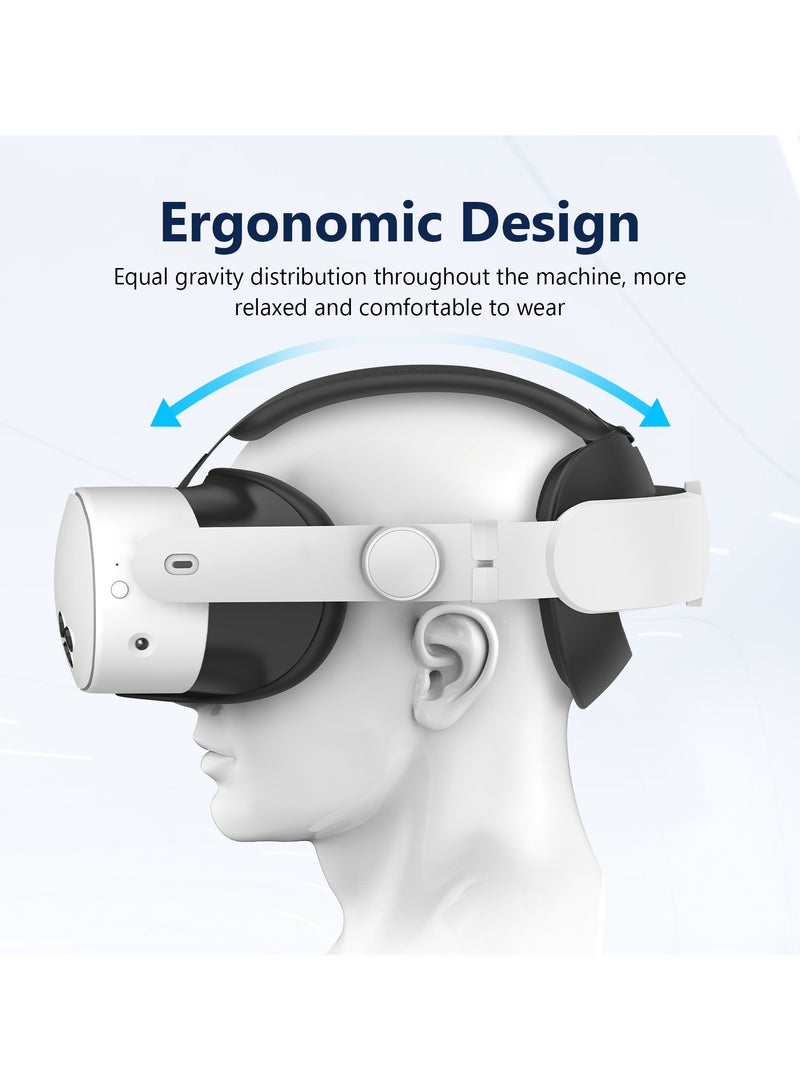 Head Strap for Meta Quest 3/Meta Quest 3S , Adjustable Durable Headband, Elite Replacement Strap for Meta Quest 3 , VR Accessories for Meta Quest 3S - Image 2