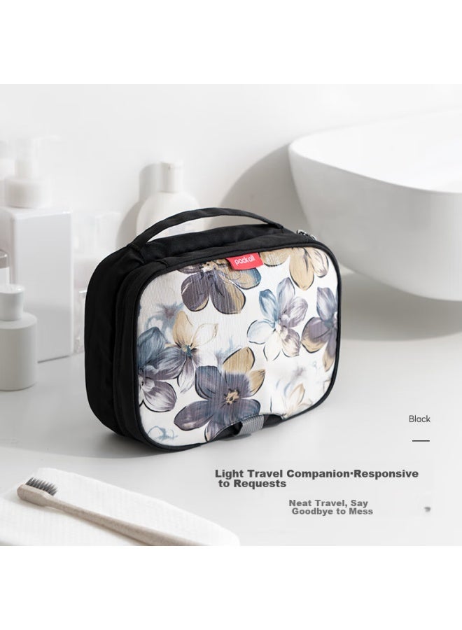 Pack All Toiletry Bag Travel Organizer Large Capacity For Men And Women Business Trip Portable Toiletry Storage Pouch Gray - Image 4