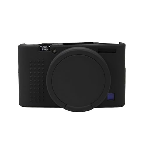 STSEETOP Silicone Case for Sony RX100 VII Camera, Soft Protective Cover with Anti-Slip Grip and Lens Protection for DSC-RX100 VII Digital Camera, Scratch Resistant (Black) - Image 1