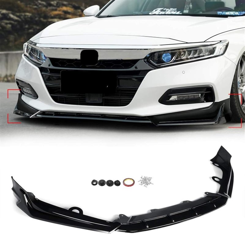 Wivplex Front Bumper Lip Spoiler Kit for Accord 2018-2020 - Image 3