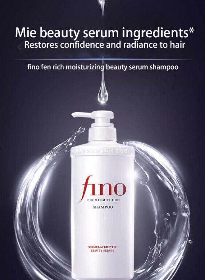 Fino Premium Touch Luxury Hair Care Set - Shampoo (550ml), Conditioner (550ml), and Mask (230g) - for Dry Damaged Hair Repair - Image 3