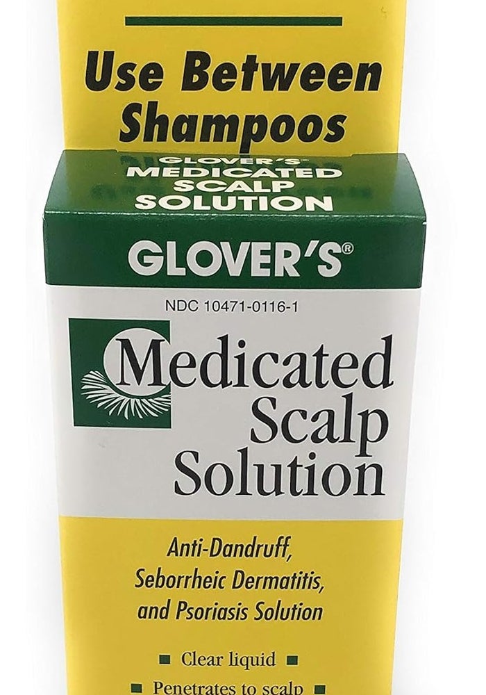 Glover's Medicated Scalp Solution for Dandruff and Scalp Irritation Relief - 2.5 FL. OZ. (75 ml) - Image 1