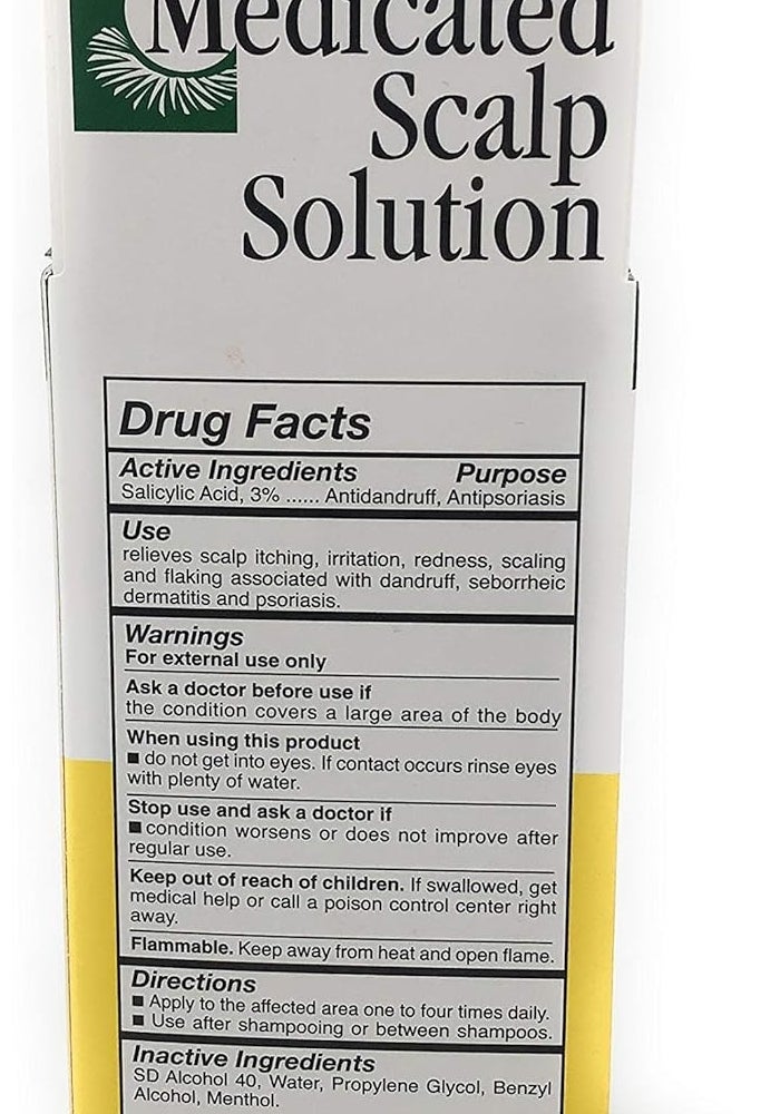 Glover's Medicated Scalp Solution for Dandruff and Scalp Irritation Relief - 2.5 FL. OZ. (75 ml) - Image 3