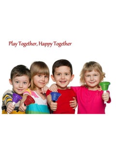 Generic Hand Bells Set, Colorful Percussion 8 Note Diatonic Metal Hand Bell Kit for Toddler, Kid, Adults, Used for Festival, Musical Teaching, Church Chorus, Wedding, Family Party (Hand Bells)  - Image 4
