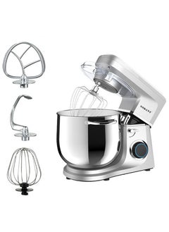 sokany Electric Stand Mixer, 6-Speeds Kitchen Machine 1700W with 11L Stainless Steel Bowl, Y-Stirrer, Egg-Beater, Dough Hook Silver  - Image 1