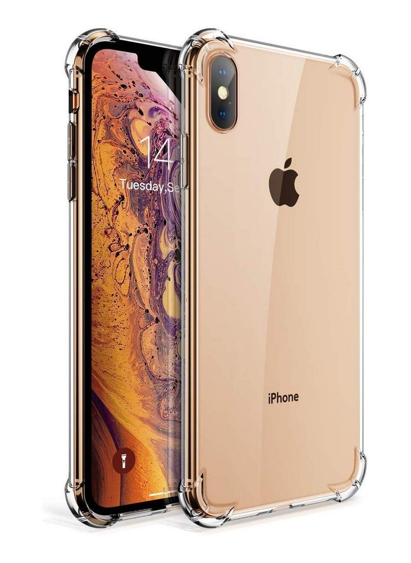 Bills - iPhone XS Max Case - Clear Soft Flexible TPU Anti-Shock Slim Transparent Back Cover with Reinforced Bumper Corners - Image 1