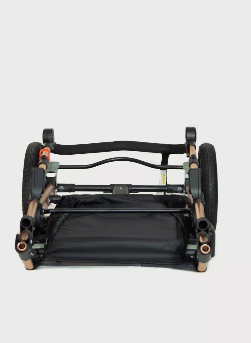 بيكابو نظام السفر لعربة الأطفال الفاخرة بيكابو 4 في 1 باللون الأسود - Image 5