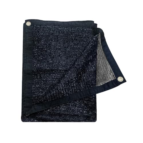 Cool Area 55% Sun Shade Cloth Mesh Tarp with Grommets for Plant Cover 10x12ft Patio Canopy Garden Pergola Greenhouse Car Barn Kennel Black - Image 1