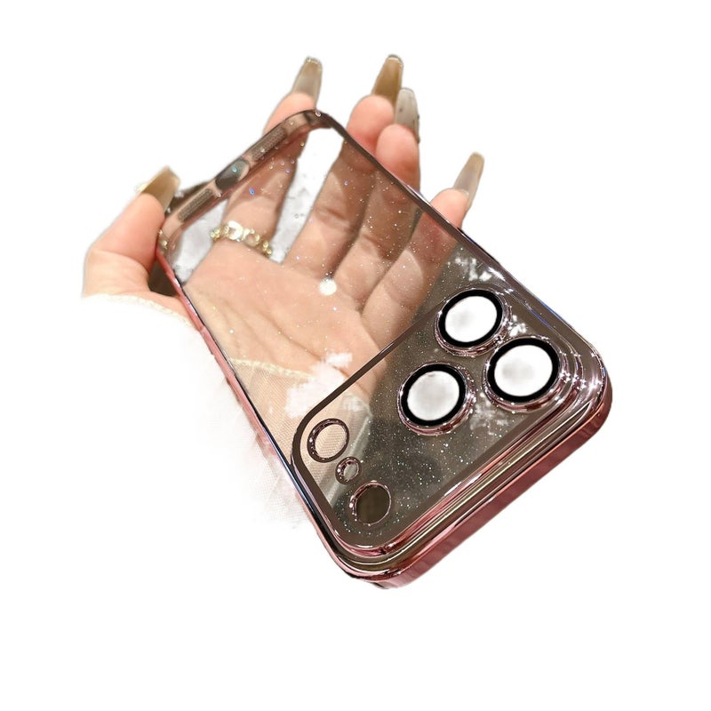 Protective Case | Full Coverage | Rose Gold PC | Drop Protection | Shockproof Cover for iPhone 13 - Image 1