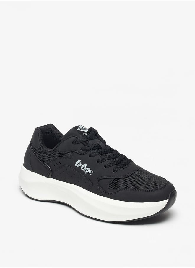 Lee Cooper - Men's Mesh Low Ankle Sneakers with Lace-Up Closure - Image 1