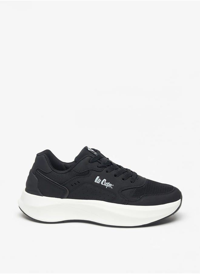 Lee Cooper - Men's Mesh Low Ankle Sneakers with Lace-Up Closure - Image 1