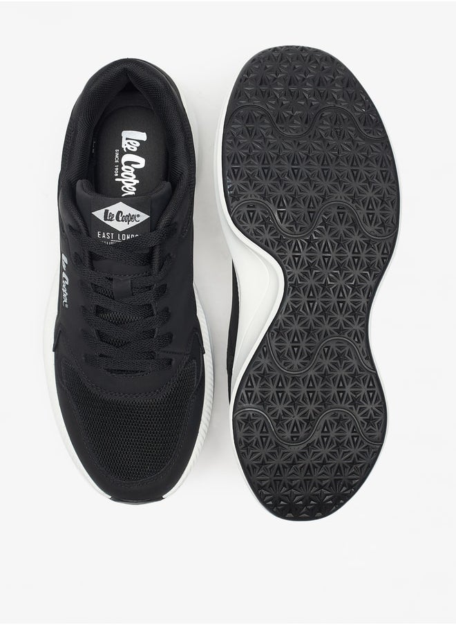 Lee Cooper - Men's Mesh Low Ankle Sneakers with Lace-Up Closure - Image 1