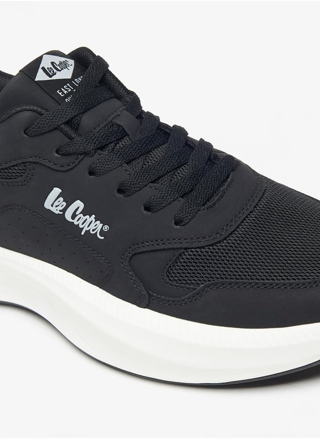 Lee Cooper - Men's Mesh Low Ankle Sneakers with Lace-Up Closure - Image 1
