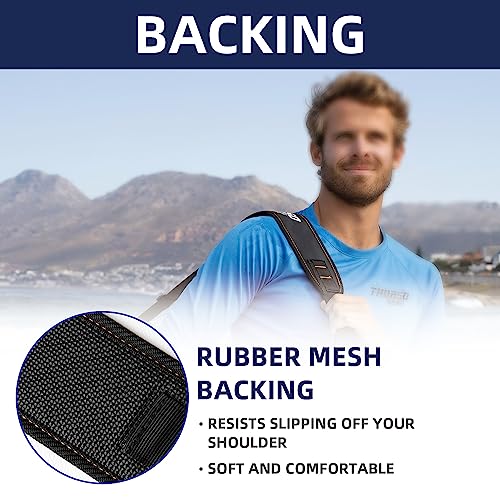 THURSO SURF SUP Shoulder Strap Adjustable Paddle Board Carry Strap Carrier with Padded Support | Heavy-Duty SUP Sling with Clips for Inflatable Paddle Board Accessories for Adults - Image 5