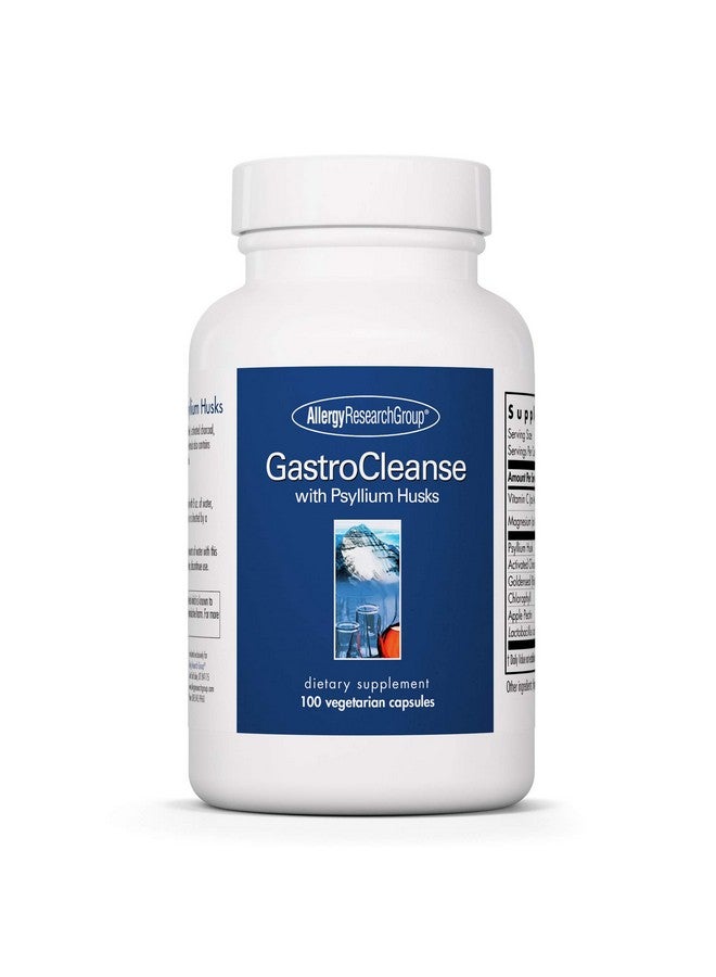 Allergy Research Group Gastrocleanse Fiber Charcoal Goldenseal Probiotic 100 Vegetarian Capsules - Image 2