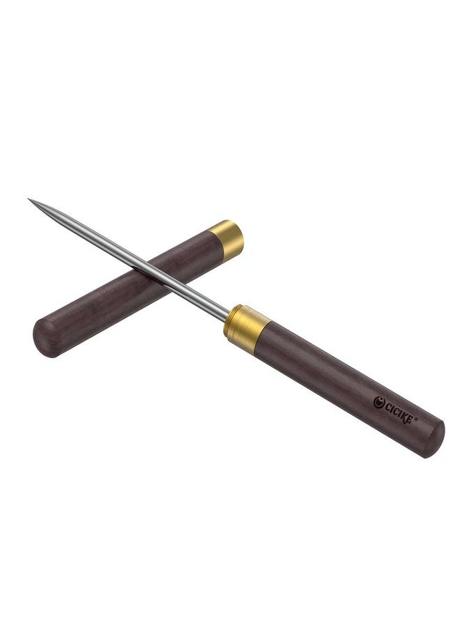 cicike Stainless Steel Ice Pick with Safety Cover, Pick Tool for Breaking Ice, Non-slip Wooden Handle for Easy to Grip, 9 Inches Length (Pack of 1) - Image 2