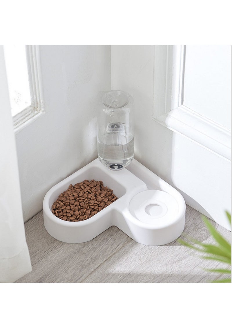 MASINGAA Cat Dog Food Dish Bowl, Pet Food Dish Bowl And Auto Gravity Pet Water Dispenser, Cat Bowl Set For Small Medium Dogs And Cats - Image 2