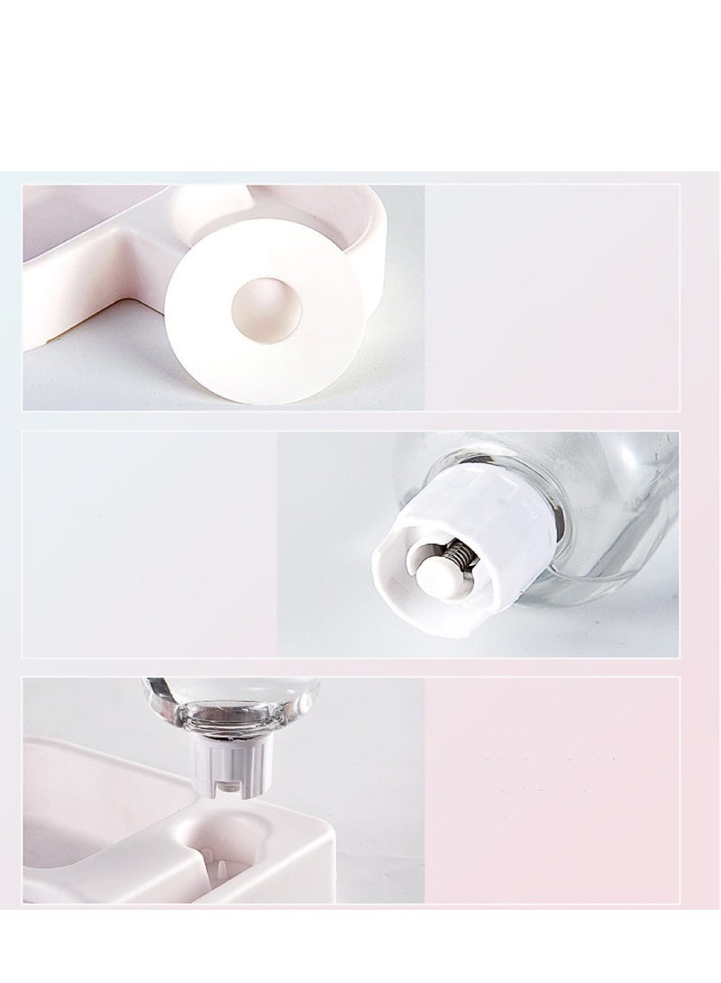 MASINGAA Cat Dog Food Dish Bowl, Pet Food Dish Bowl And Auto Gravity Pet Water Dispenser, Cat Bowl Set For Small Medium Dogs And Cats - Image 5