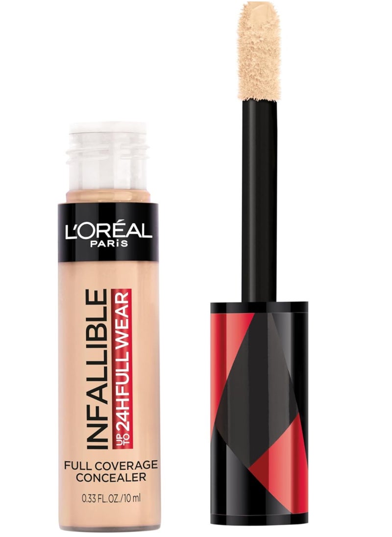 Paris - L'Oreal Paris Cosmetics Infallible Concealer, Waterproof, Full Coverage,327 Vanilla, 10 ml - Image 1