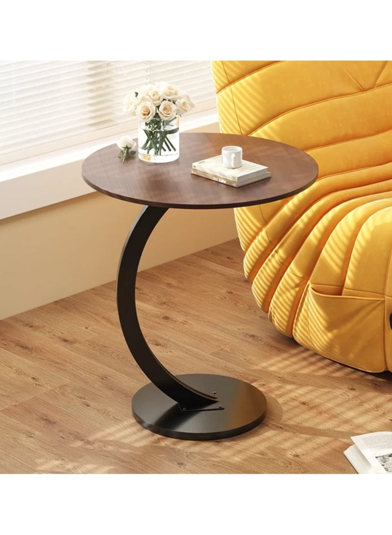 DubaiGallery طاولة قهوة بسيطة وعصرية طلاء عالي الحرارة طاولة جانبية بطبقتين أثاث غرفة المعيشة طاولة تلفاز ذات قدرة تحمل مستقرة - Image 1