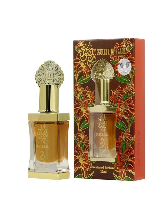 my perfumes ZUHUR LAK from ARABIYAT Non Alcoholic Attar or Concentrated Perfume Oil for Men and Women 12ml - Image 4