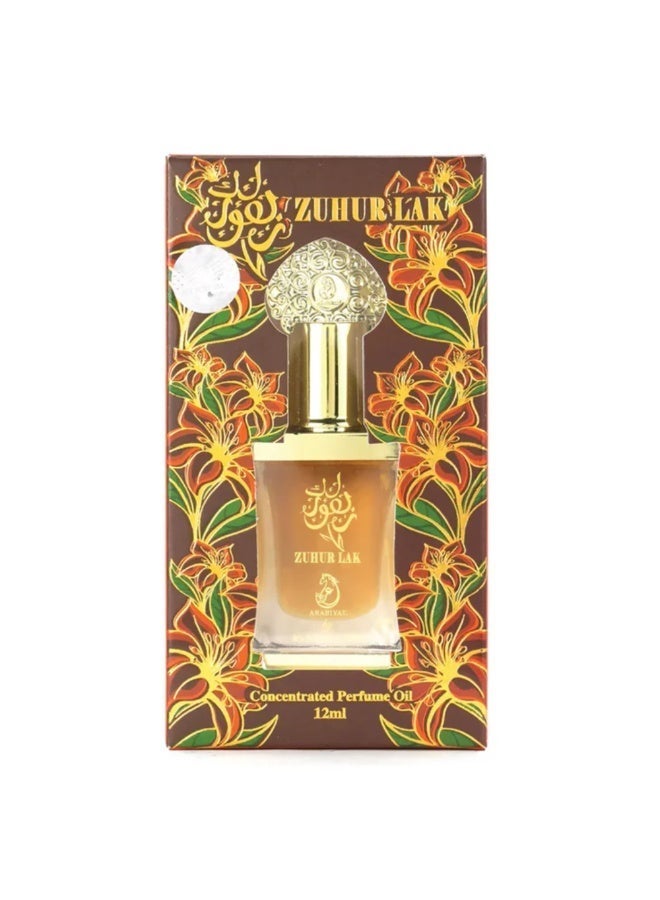 my perfumes ZUHUR LAK from ARABIYAT Non Alcoholic Attar or Concentrated Perfume Oil for Men and Women 12ml - Image 3