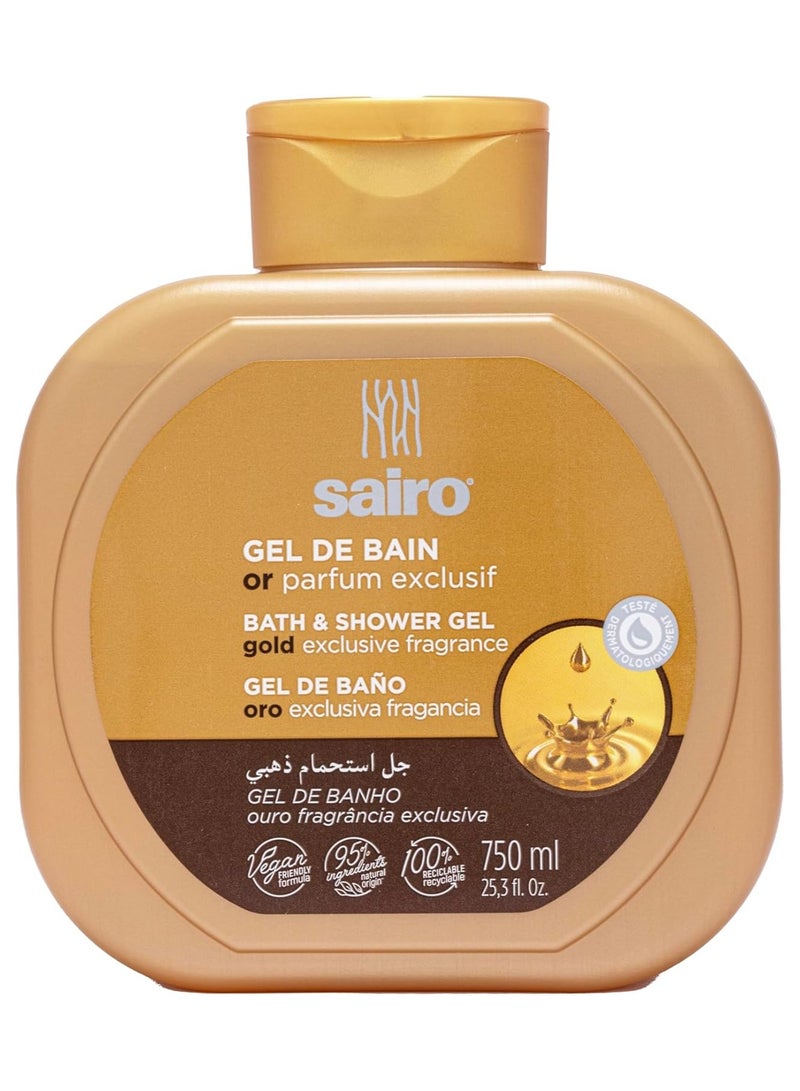 Sairo Gold Shower Gel - 750 ml  - Image 1