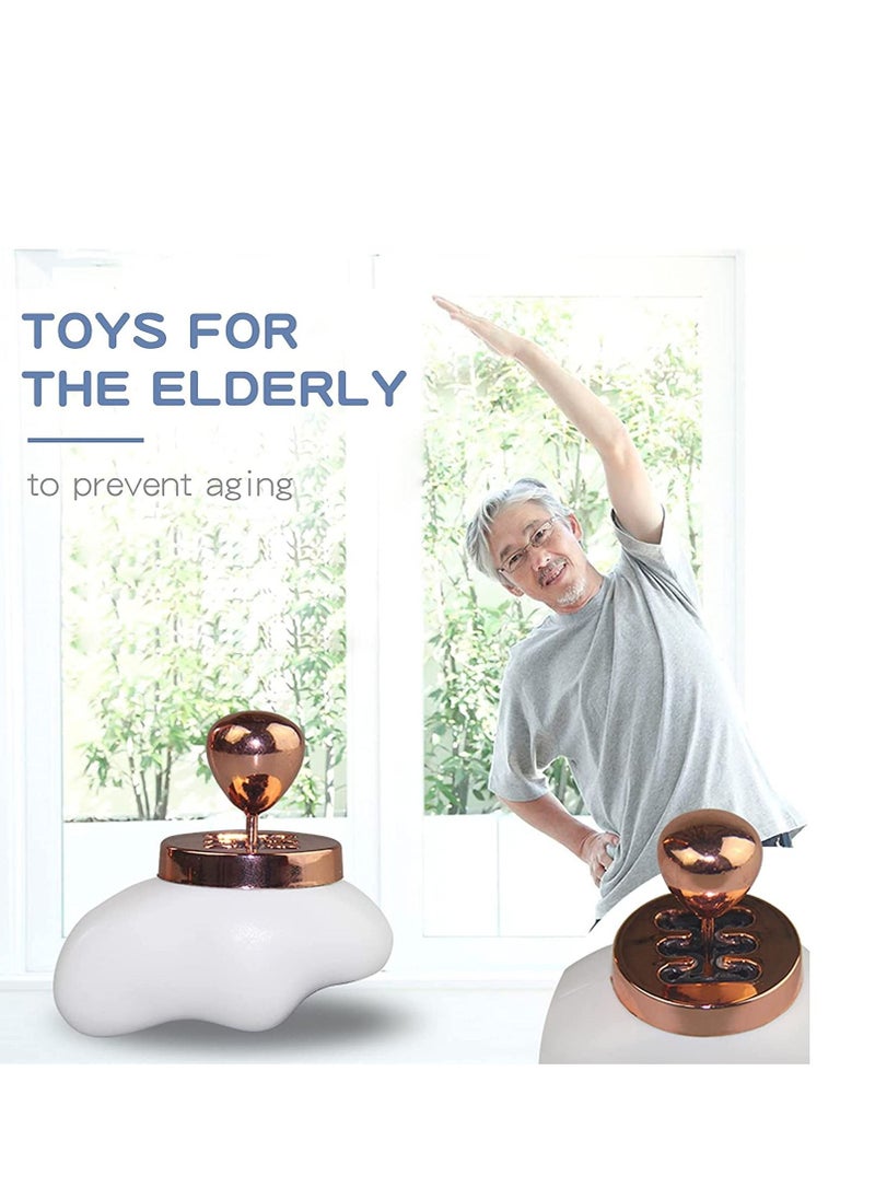 SYOSI - Mini Fingertips Decompression Artifact Simulation Car Changing Gear Manual Gear Shift-Novelty Anti Stress Fidget Spinner Toys for Kids and Adults White - Image 1