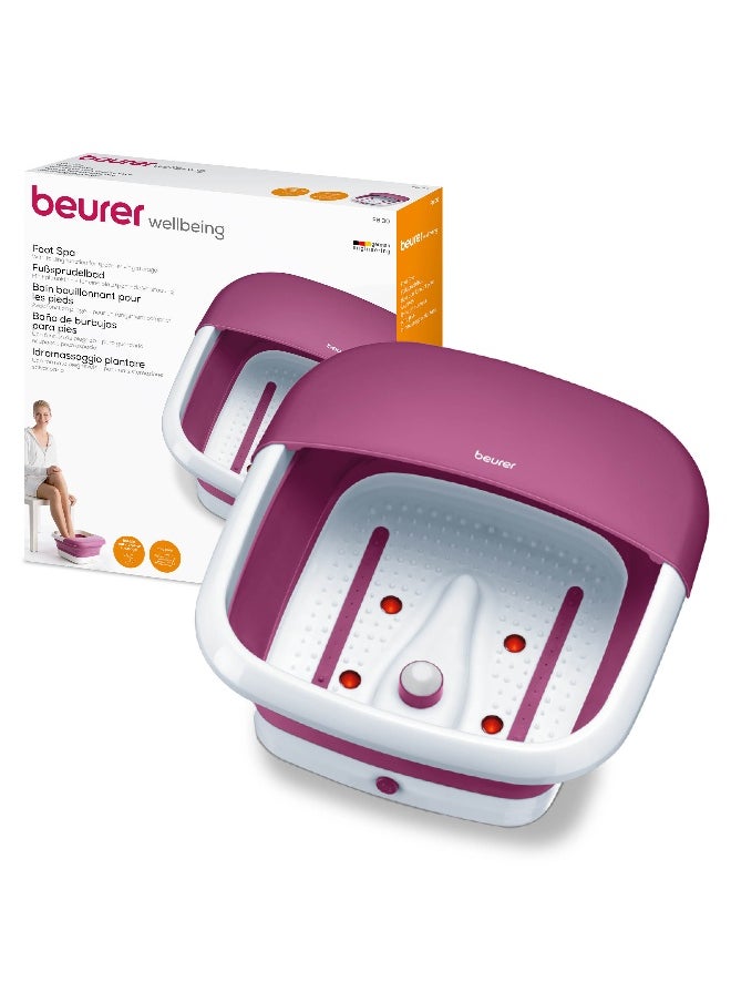 Beurer FB 30 Foot Spa with Pedicure Vibration Massage & Temperature Control Space-Saving Design  - Image 1