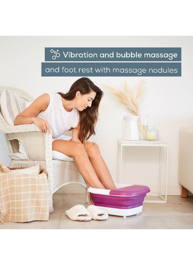 Beurer FB 30 Foot Spa with Pedicure Vibration Massage & Temperature Control Space-Saving Design  - Image 2