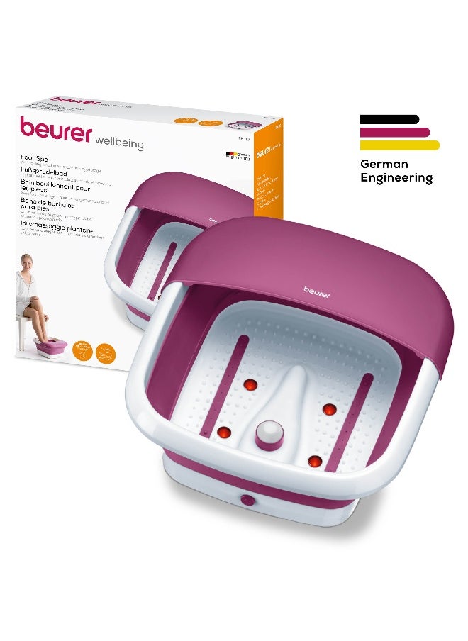 Beurer - FB 30 Foot Spa with Pedicure Vibration Massage & Temperature Control Space-Saving Design - Image 1