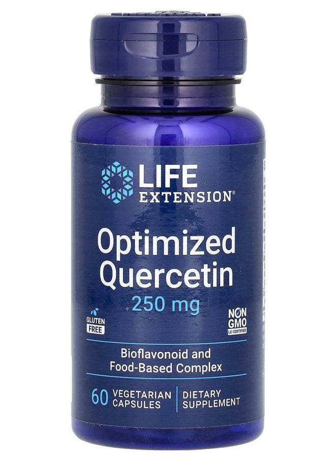 Life Extension - Optimized Quercetin 250 mg 60 Vegetarian Capsules - Image 1