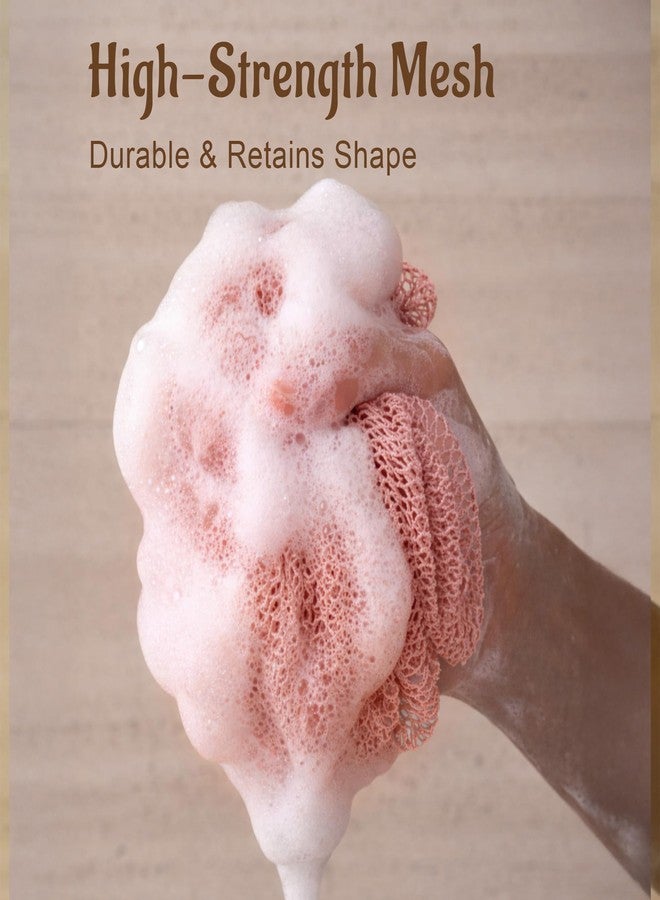 Yiclick African Net Sponge Authentic with Knots - Exfoliating Washcloth Towel, Back Scrubber for Shower Bath, Exfoliating Body Scrubber Exfoliator, African Rags Wash Cloth Loofah Lufa Sponge - Image 5