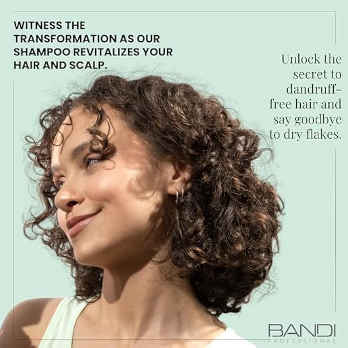 BANDI - TRICHO-MICELLAR ANTI-DANDRUFF SHAMPOO FOR SCALP HAIR SOOTHES MOISTURISES WITH PEPPERMINT FOR SMOOTH SHINY HAIR EASY TO APPLY OPTIMAL RESULTS - Image 2
