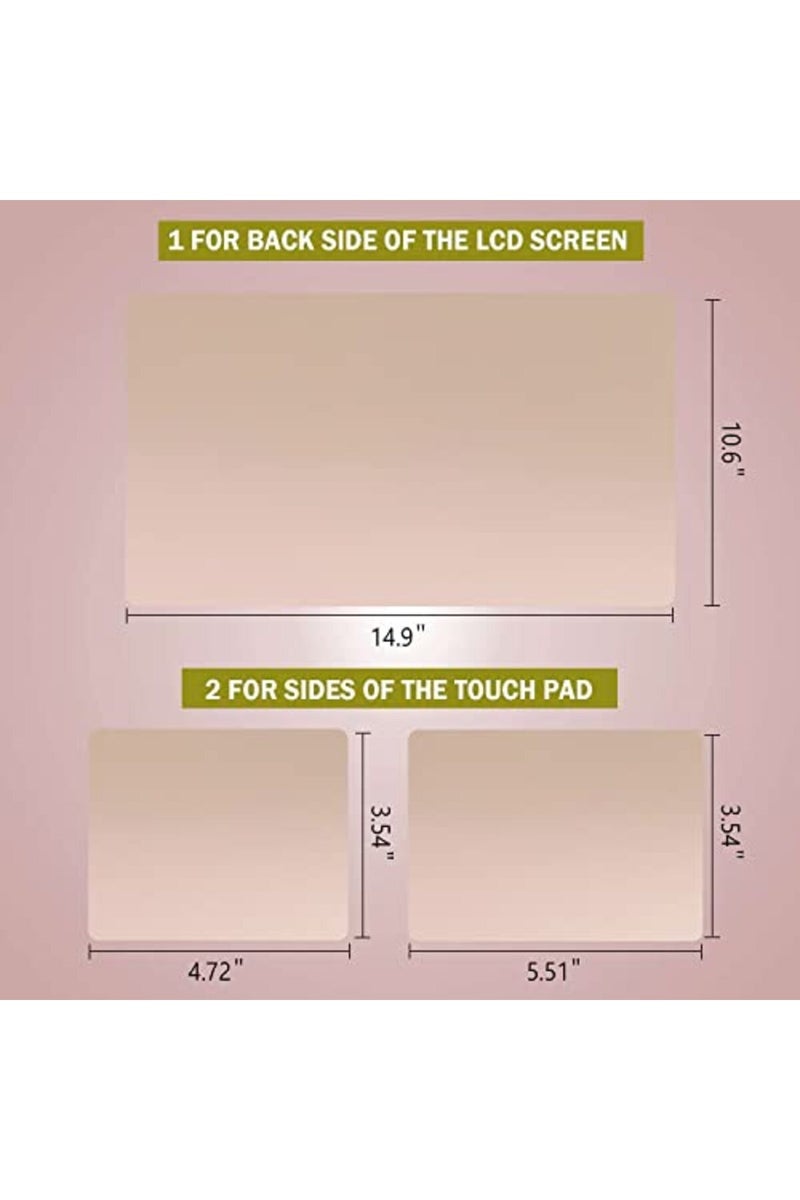 AORTDES 15 15.4 15.6 Inches Laptop Skin Sticker Reusable 12.1 13 13.3 14 Inches Netbook Skin Sticker Personalized Universal Notebook PC Art Protector Cover - Image 2